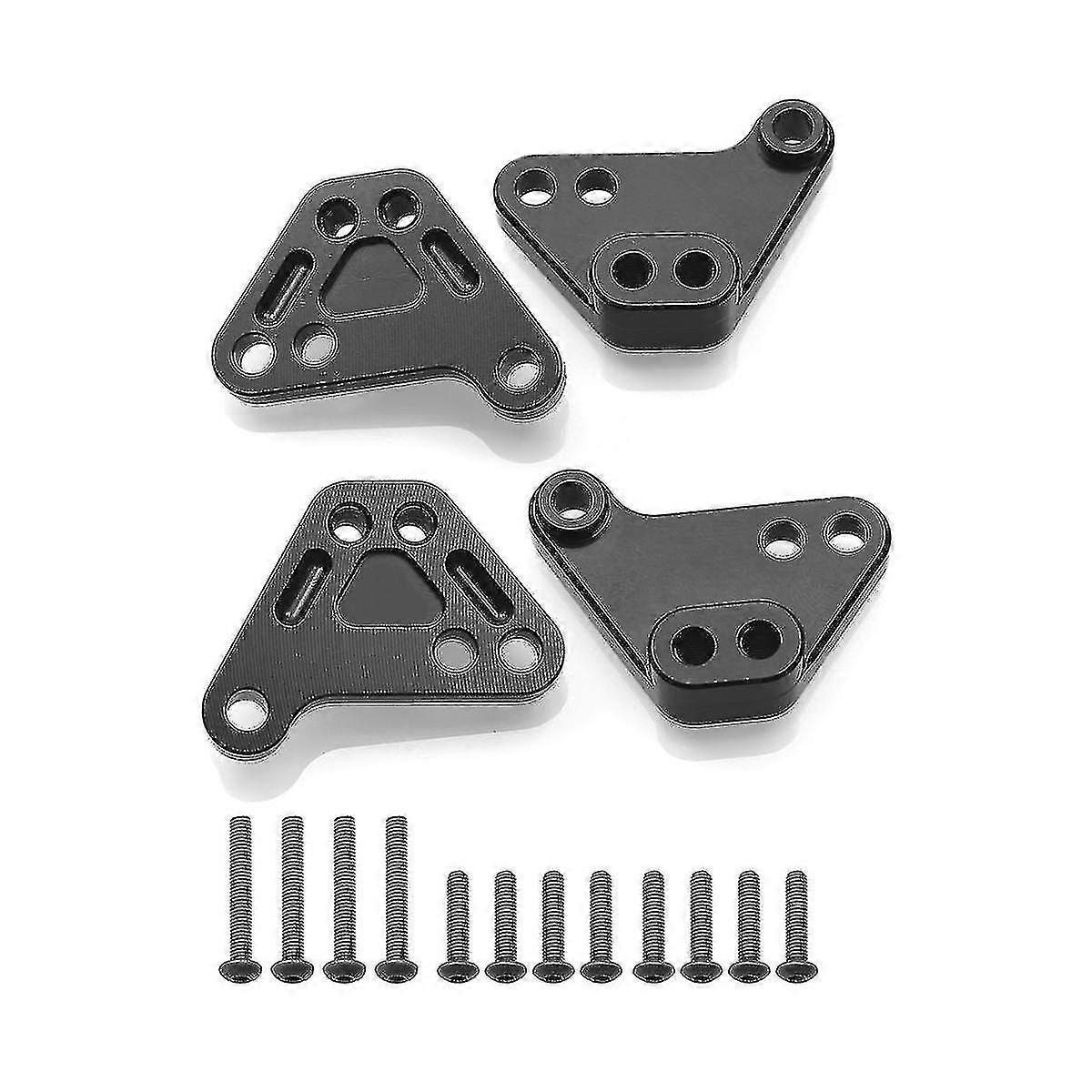 Metal Heighten Front And Rear Lower Mount Bracket For 1/10 2.0 V2 89076-4 Widemaxx
