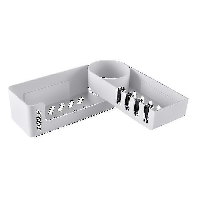 Shower Caddy Shelf Bath Rack Storage Holder Organizer Rotatable For Bathroom Corner