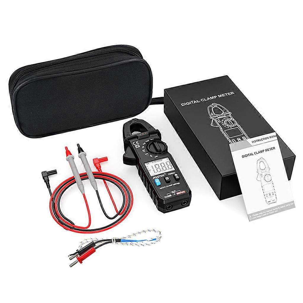 Handheld Clamp Meter Volt Amp Ohm Tester 2000 Counts Multimeter with Auto Range