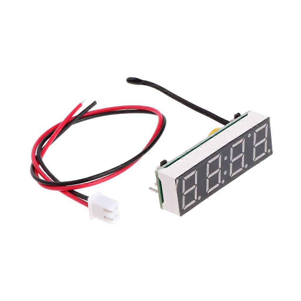  Digital Car Led Electronic Clock for Time Temperature Voltage 3 in 1 Meter 12V 5