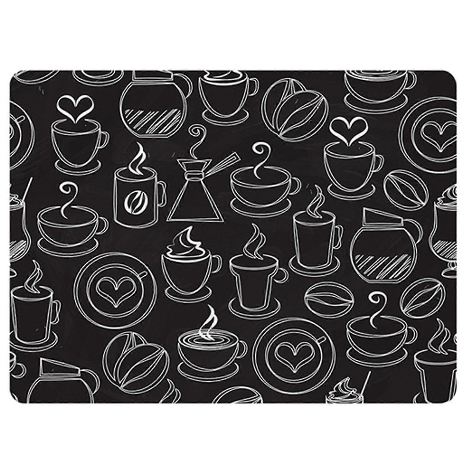Coffee Maker Mat Absorbent Dish Drying Mat Long-lasting Multi-purpose Non-slip Table Mat for Home Kitchen Counter