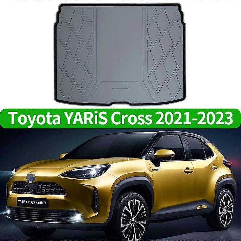 For Toyota YARIS CROSS 2020-2023 Cargo Liner All-Weather TPE Non-slip Trunk Mats Waterproof Boot Tray Trunk Carpet