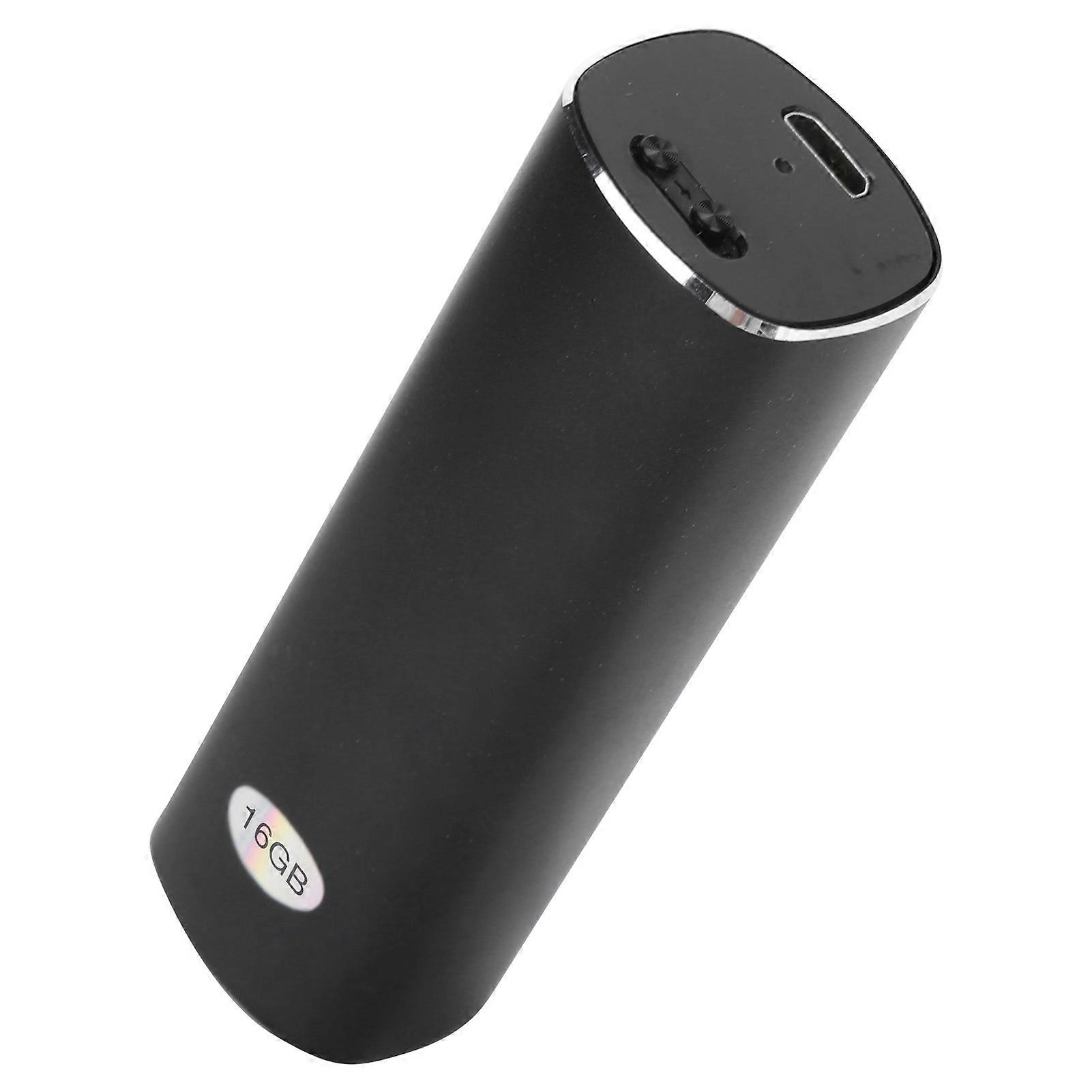 Q52 Mini Digital Voice Recorder 16GB USB Rechargeable Black