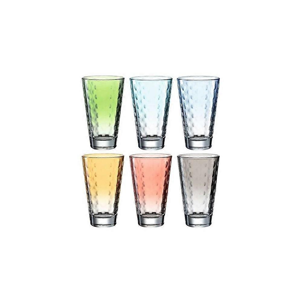 Leonardo - set van 6 pastelglazen 300ml Opitc L025907