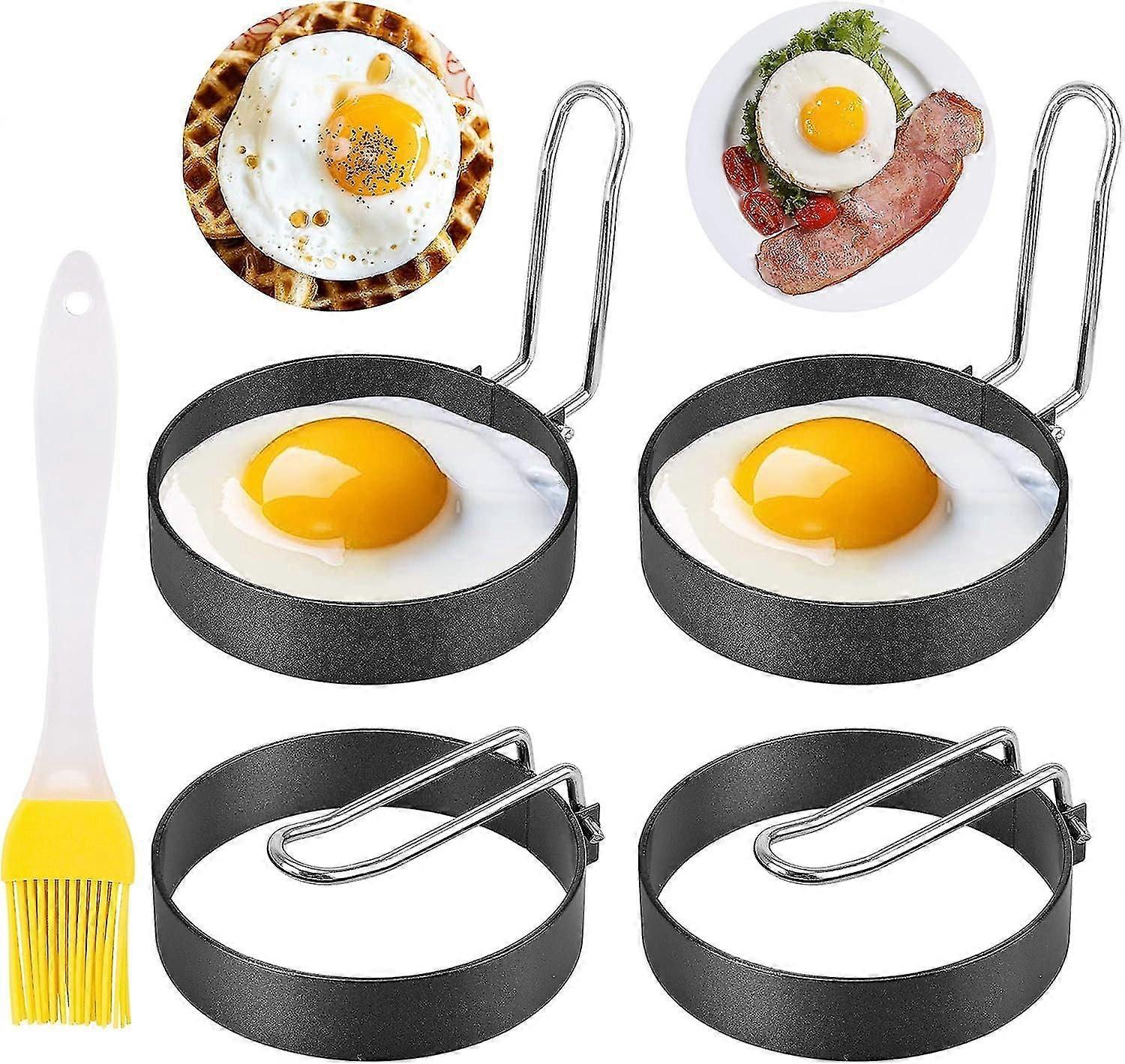 Egg Ring Set For Perfect Fried Egg Mcmuffin Sandwiches