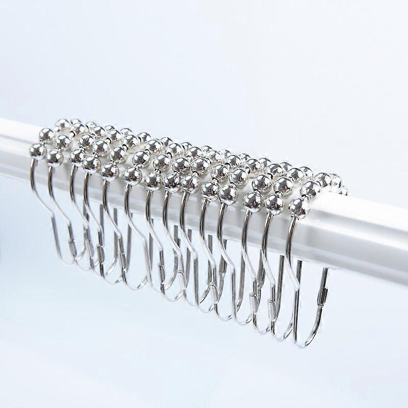 24pcs metal five bead curtain ring