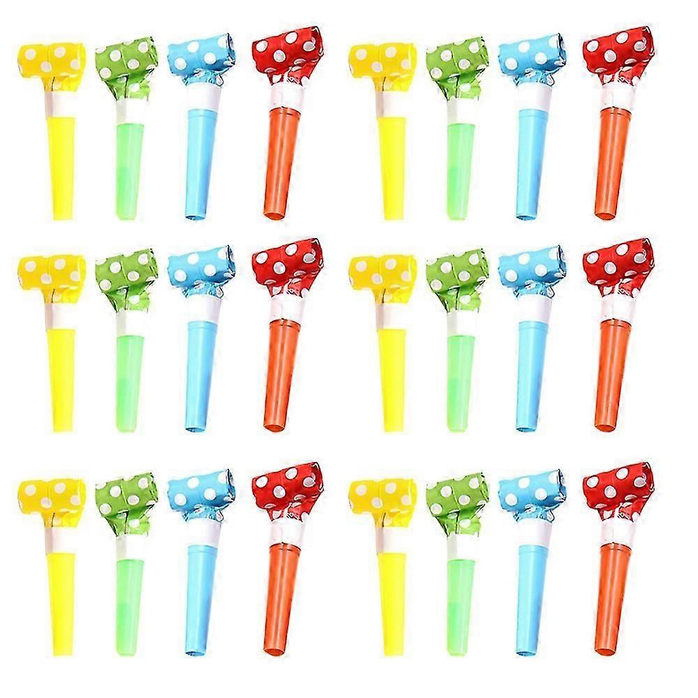 24 قطعة حفلة منفاخ حزب قرون الضوضاء صفارات حزب الصراخ هامب صانع الضوضاء الانفجارات لعيد ميلاد التخرج الأحداث الرياضية حزب المفضل