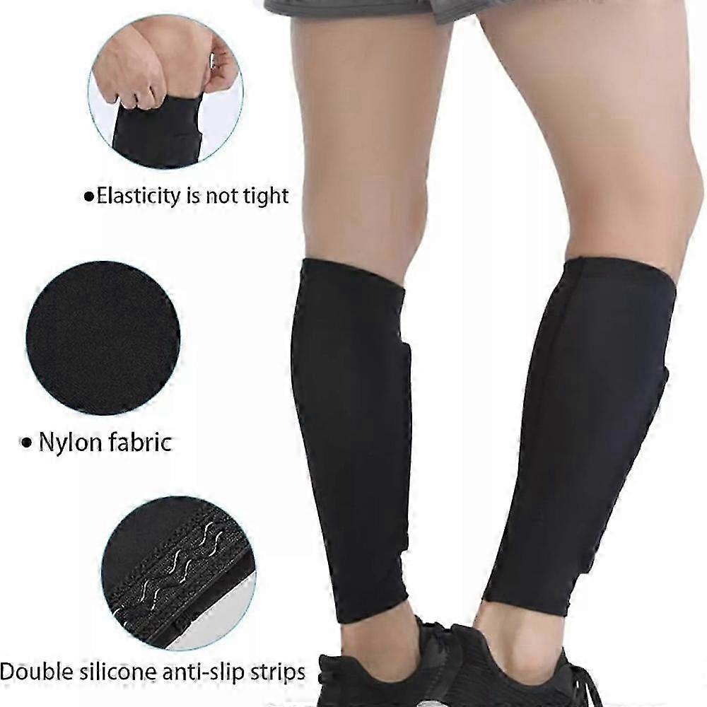 Shin Defender KidsShindefender Compression Sleeve with Honeycomb Pads