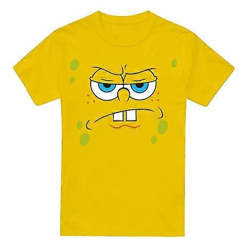 SpongeBob SquarePants Mens Angry Face T-Shirt