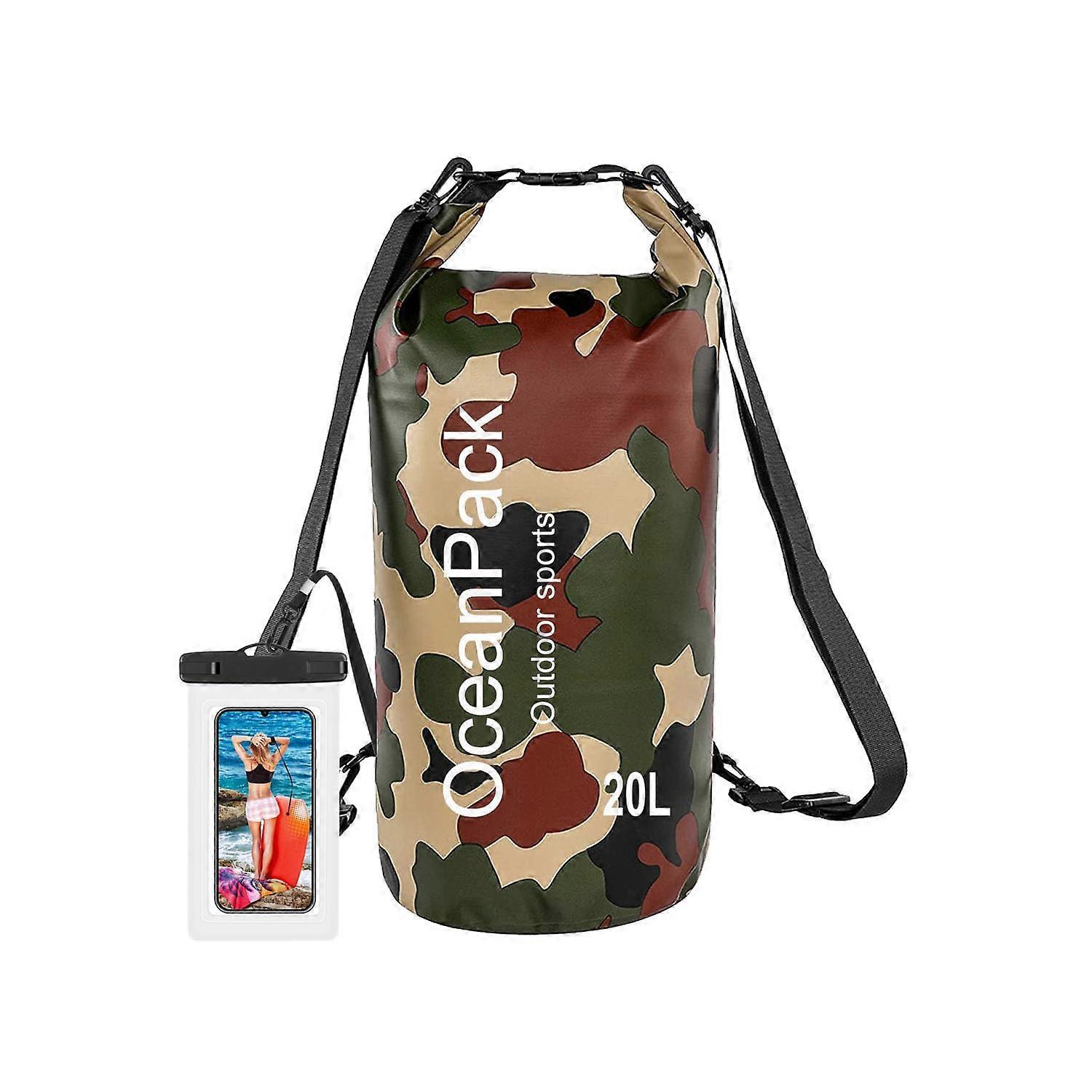 Dry Bag for Rafting and Boating 30L Waterproof Storage Solution with Adjustable Straps and Durable PVC Material
