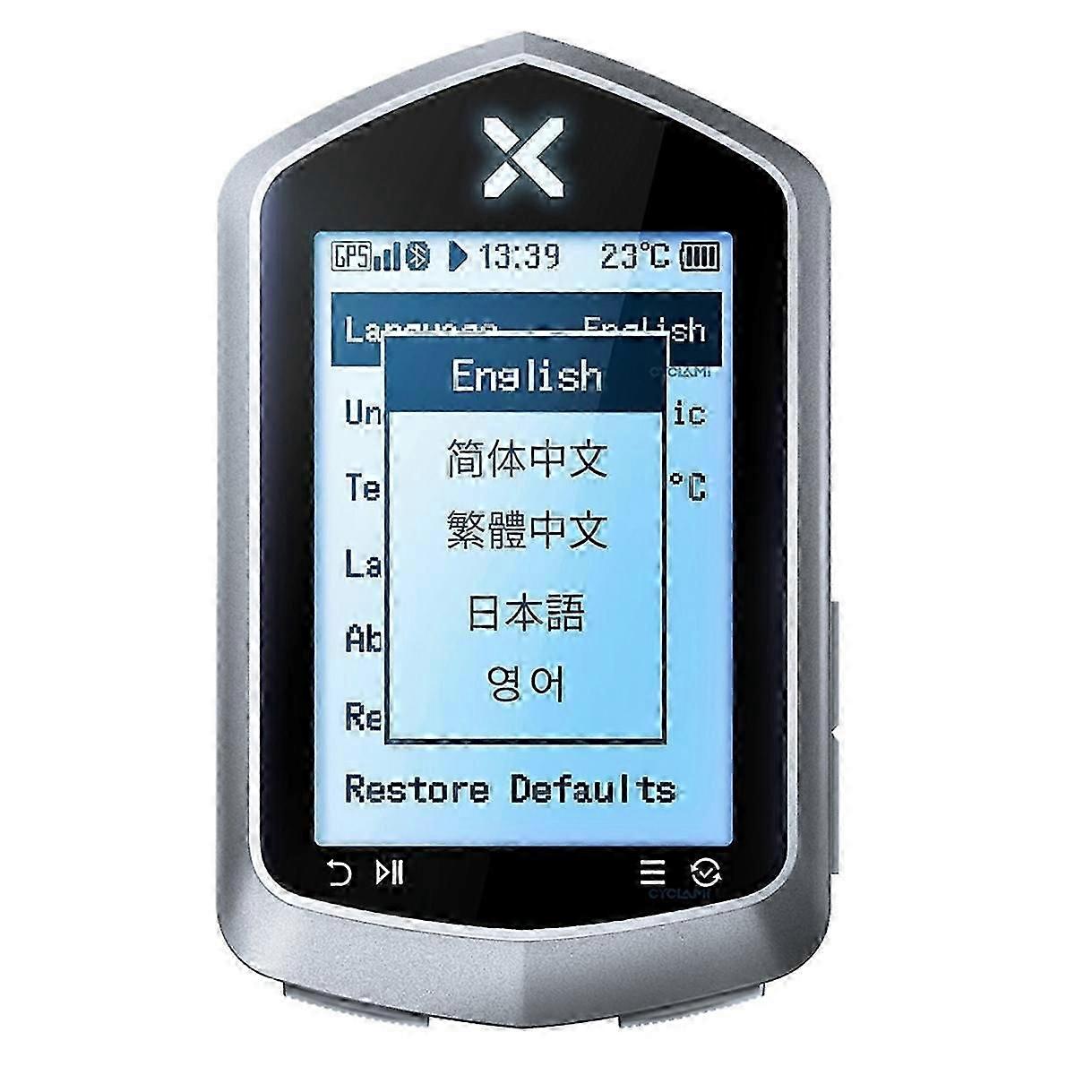 NAV Plus NAV + サイクル コンピューター GPS 自転車 ライディング サイクリング 地図 ルートナビゲーション ロード ワイヤレス スピードメーター