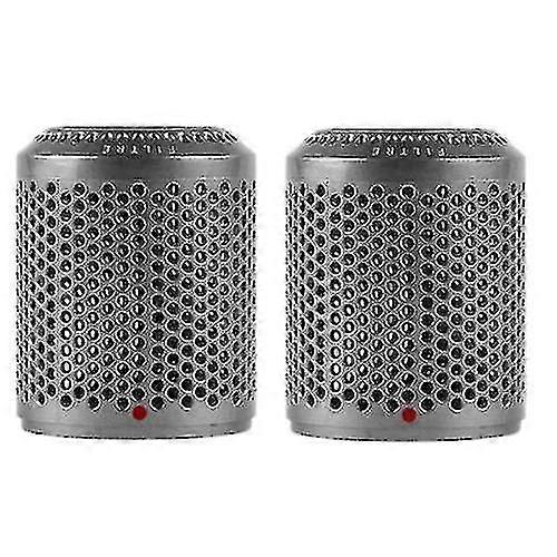 2 Pcs Filtre à poussière de couvercle extérieur pour sèche-cheveux Dyson Hd01 / hd03 / hd08