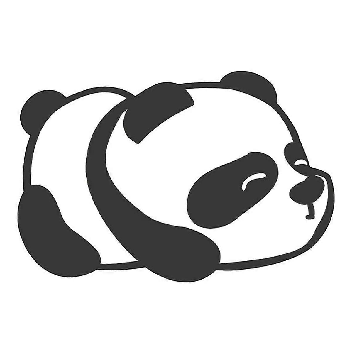 Cartoon panda cute bathroom mat, super absorbent carpet-Sleeping Panda