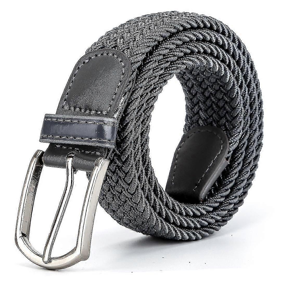 Cintura elasticizzata intrecciata unisex, cintura casual elastica tessuta regolabile per uomini e donne