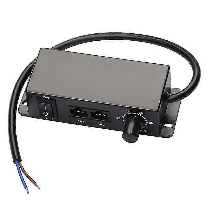 DC 0-10V Dimmer Switch Seriesable Sync Controller Rotary ON/Off for 0/1-10V Dimmable LED Drivers Electronic Ballasts DS