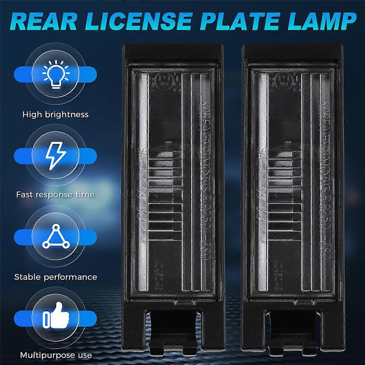 Automobile License Plate Lamp Rear License Plate Lamp Assembly for IX35/ 09-15 92510-2S000 92520-2S0