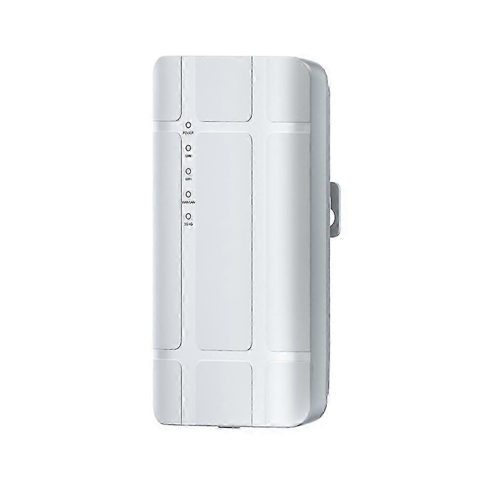 4G LTE Outdoor WiFi Router Entsperrt CPE 300Mbps Modem mit SIM-Kartensteckplatz LAN Port Hotspot Wasserdicht Ethernet EU Stecker js