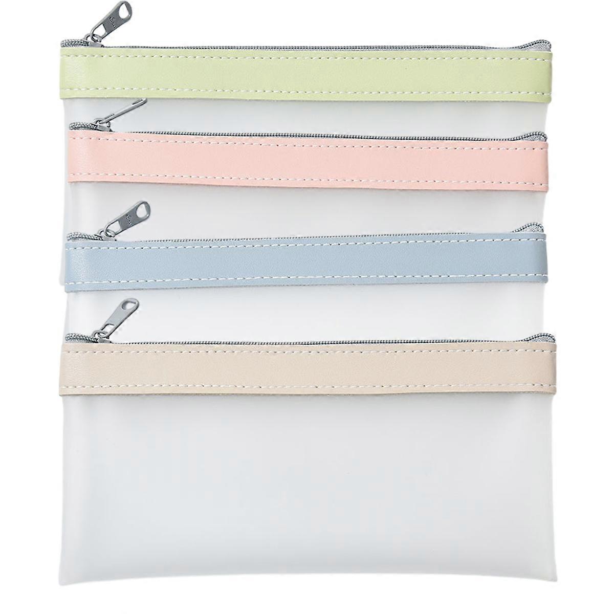 Durable & Comfortable Money Bags, Clear Bank Deposit with Zipper, Multi-Purpose Check Wallets for Secure Cash Envelopes, Portable & Convenient for