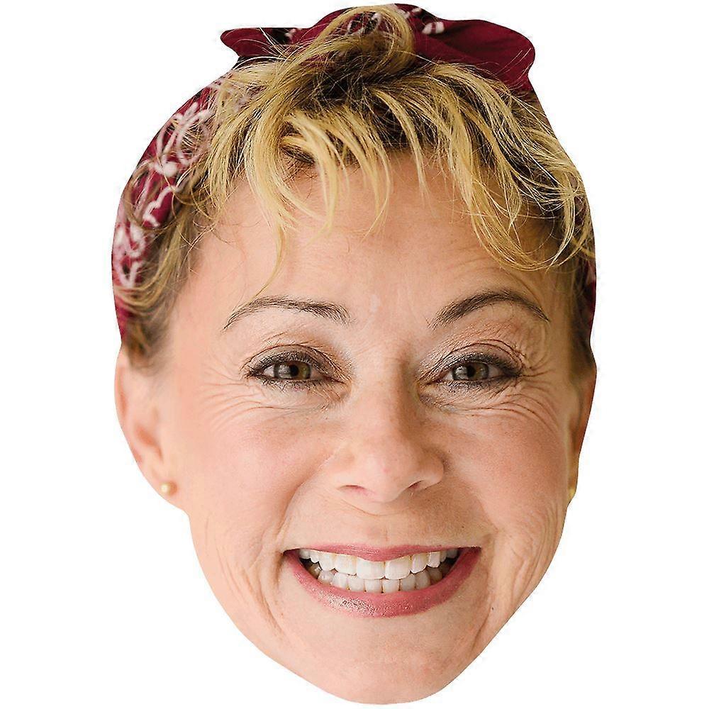 Debi Derryberry (Smile) Celebrity Mask, Flat Card Face