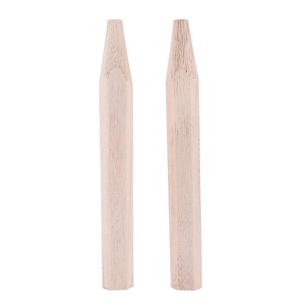 2Pcs Badminton Racket Handle Grip Wooden Badminton Handle Repair ,G6