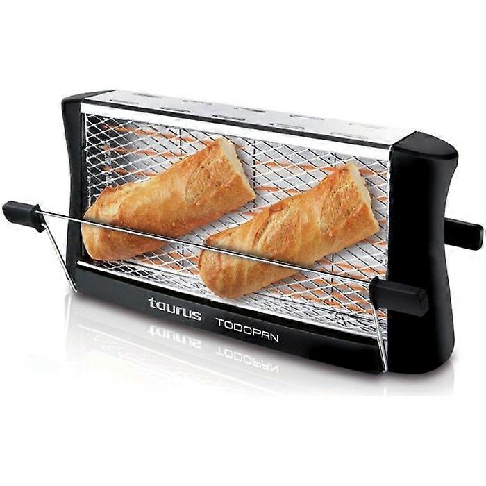 TAURUS Todopan toaster - Black - Adapts to all types of bread - Power 700W