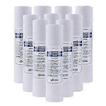 10 Stück Universal-Wasserfilter PP-Baumwollfilter Sediment-Wasserfilter Polypropylen-Material, 5 mi