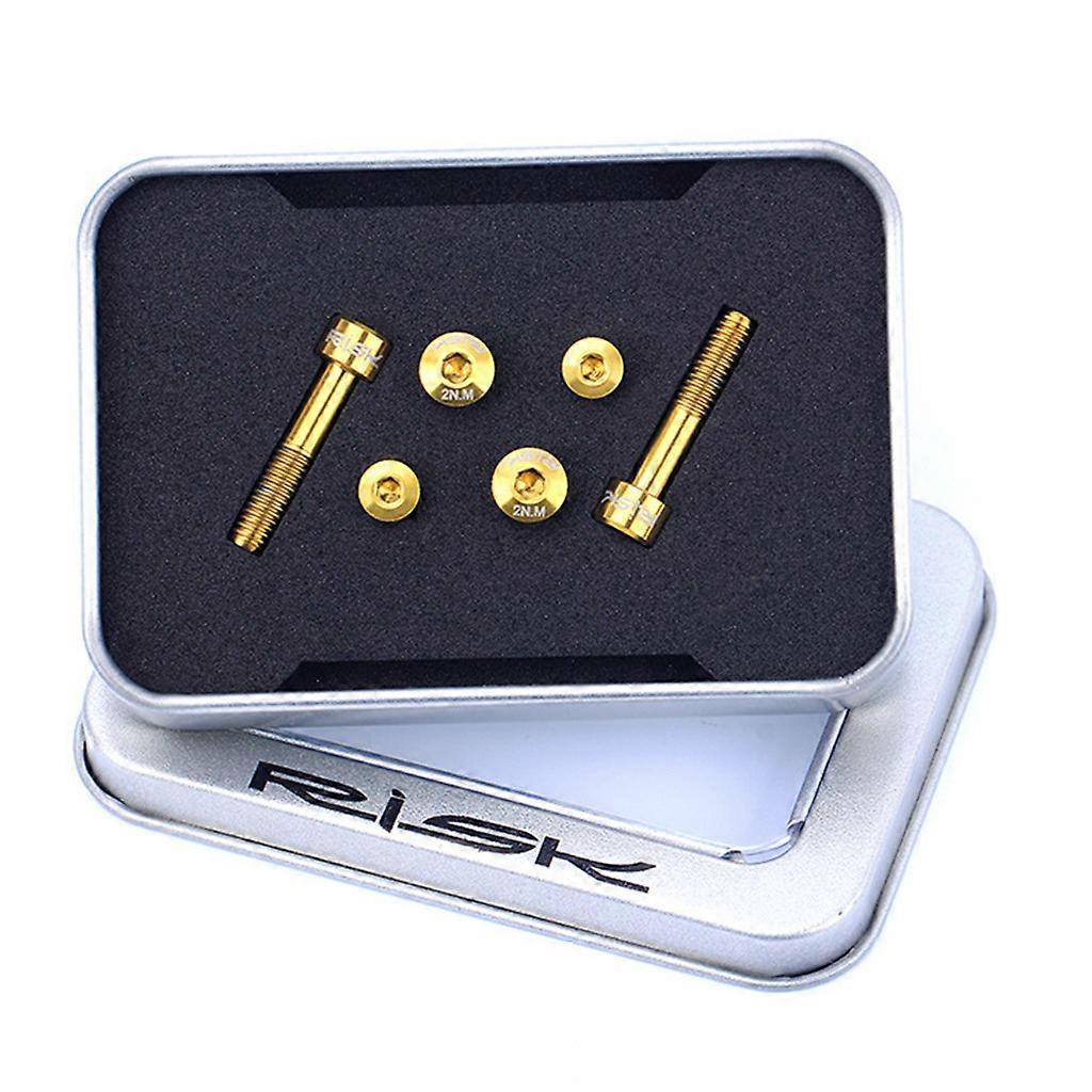 ike olts Srew Set Uit Shift Thu Shifter Derailleur Lever Fiig for Titaiu Alloy for /Eagle/9 /01/01 Eagle/  Gold