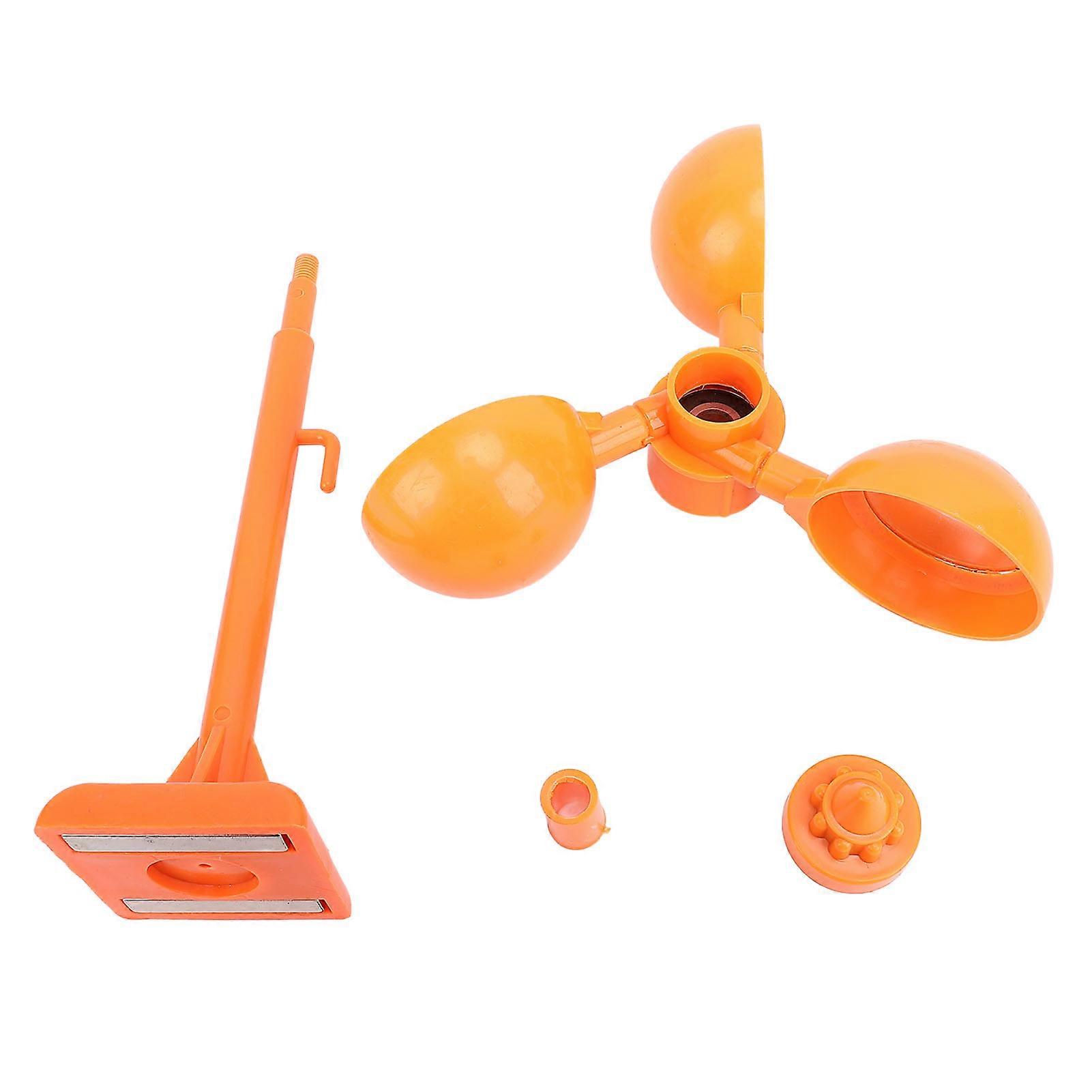 Bird Deterrent Wind Driven Reflective Rotating Magnetic Base Flying Bird Deterrent for Orchard Farm Land Pond