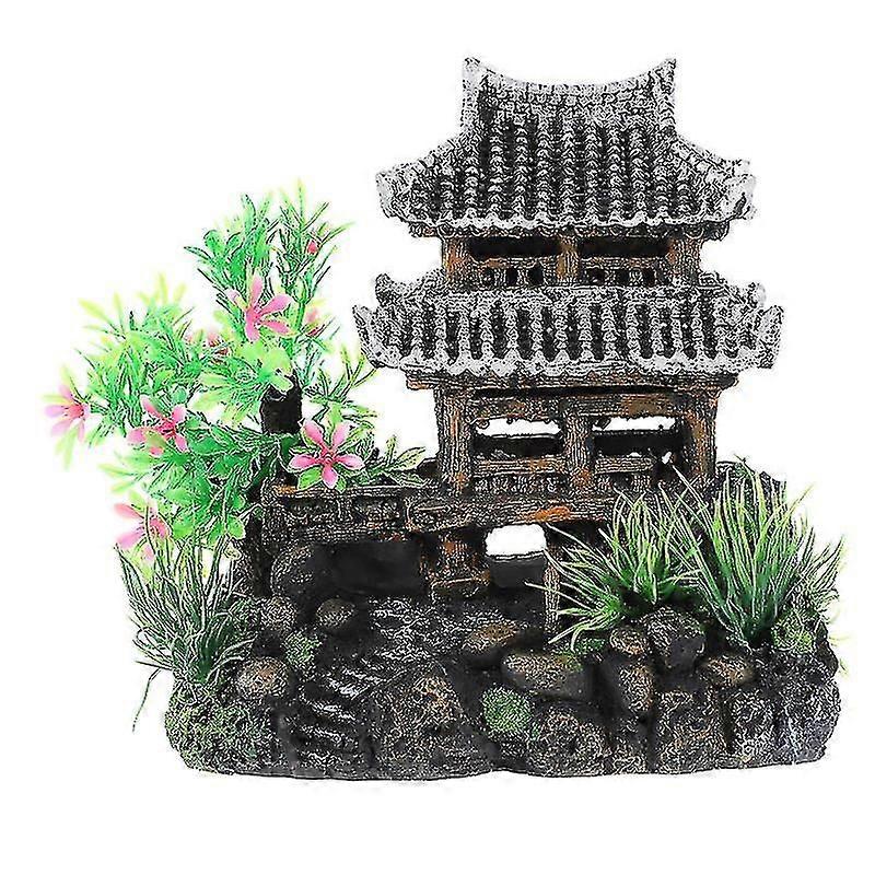 1pcs Aquarium Resin House