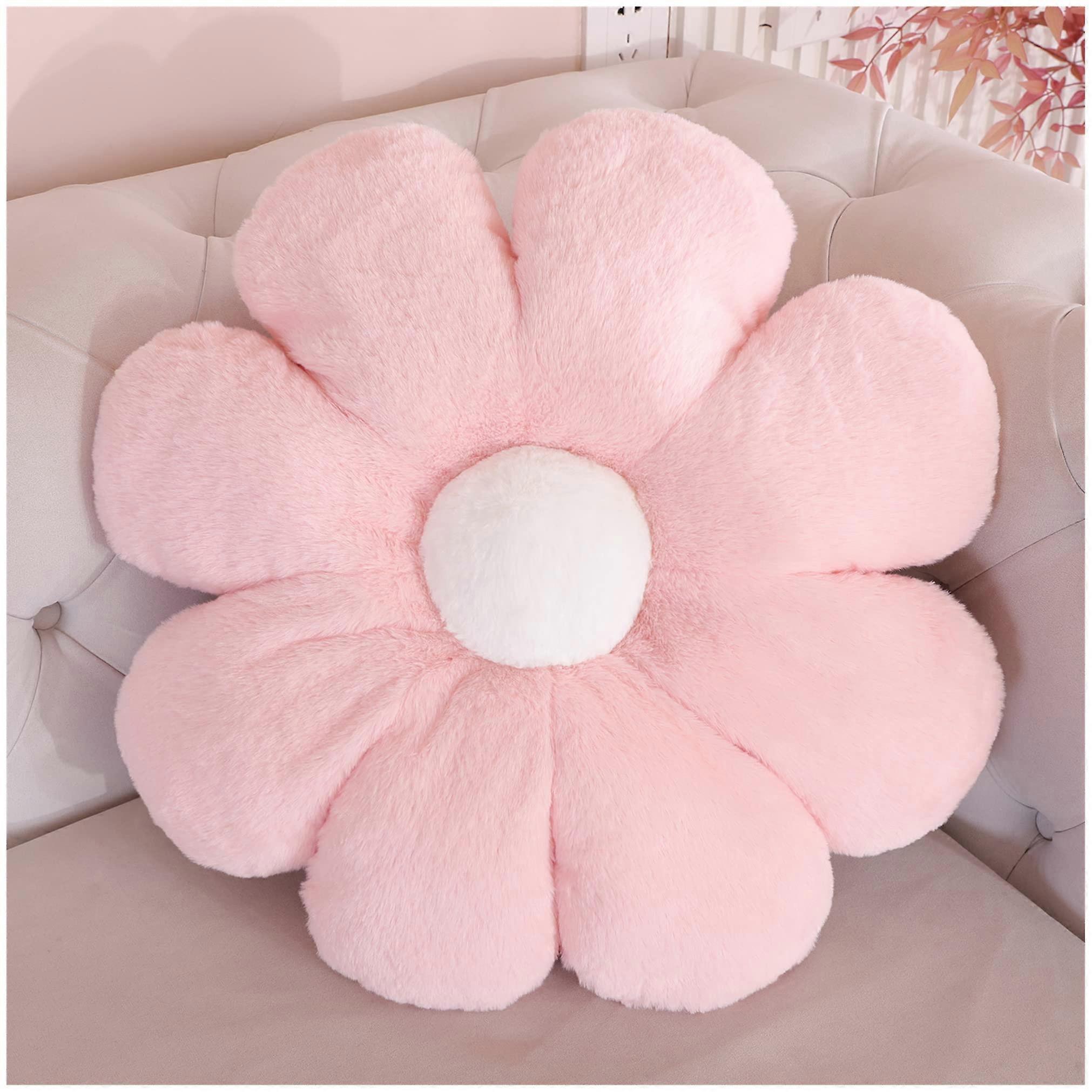 Decorative Throw Plush Pillow 19.6 Inch for Chair and Floor, Soft Velvet Cushion in Various Colors