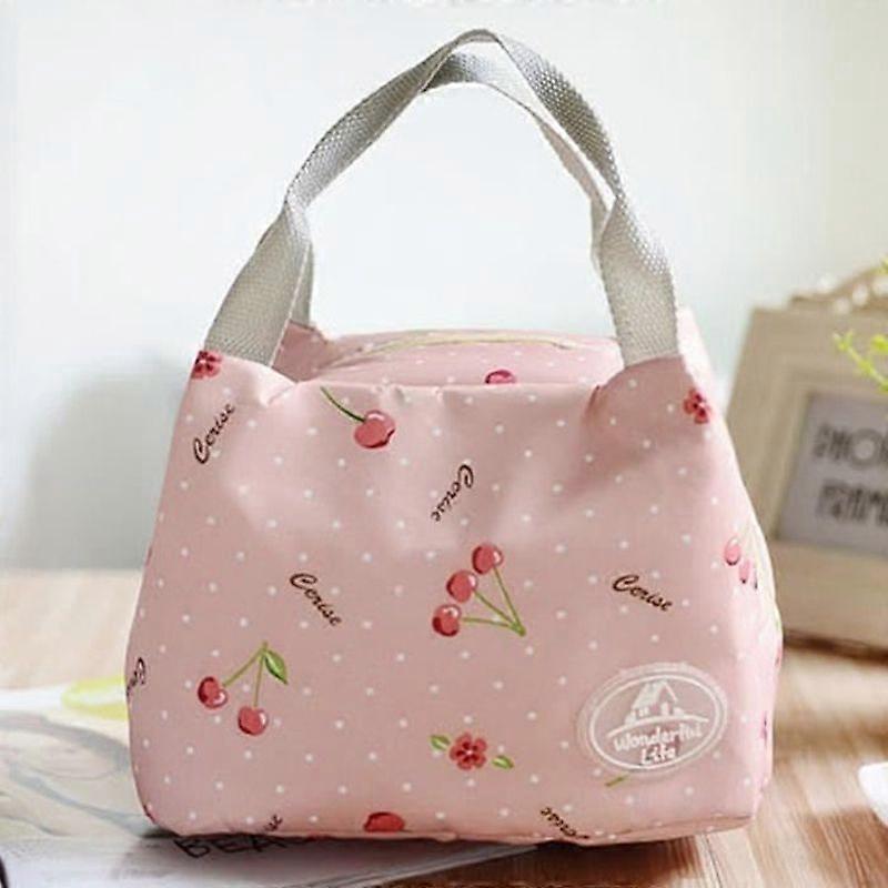 Portable Thermal Insulated Picnic Bag Cherry