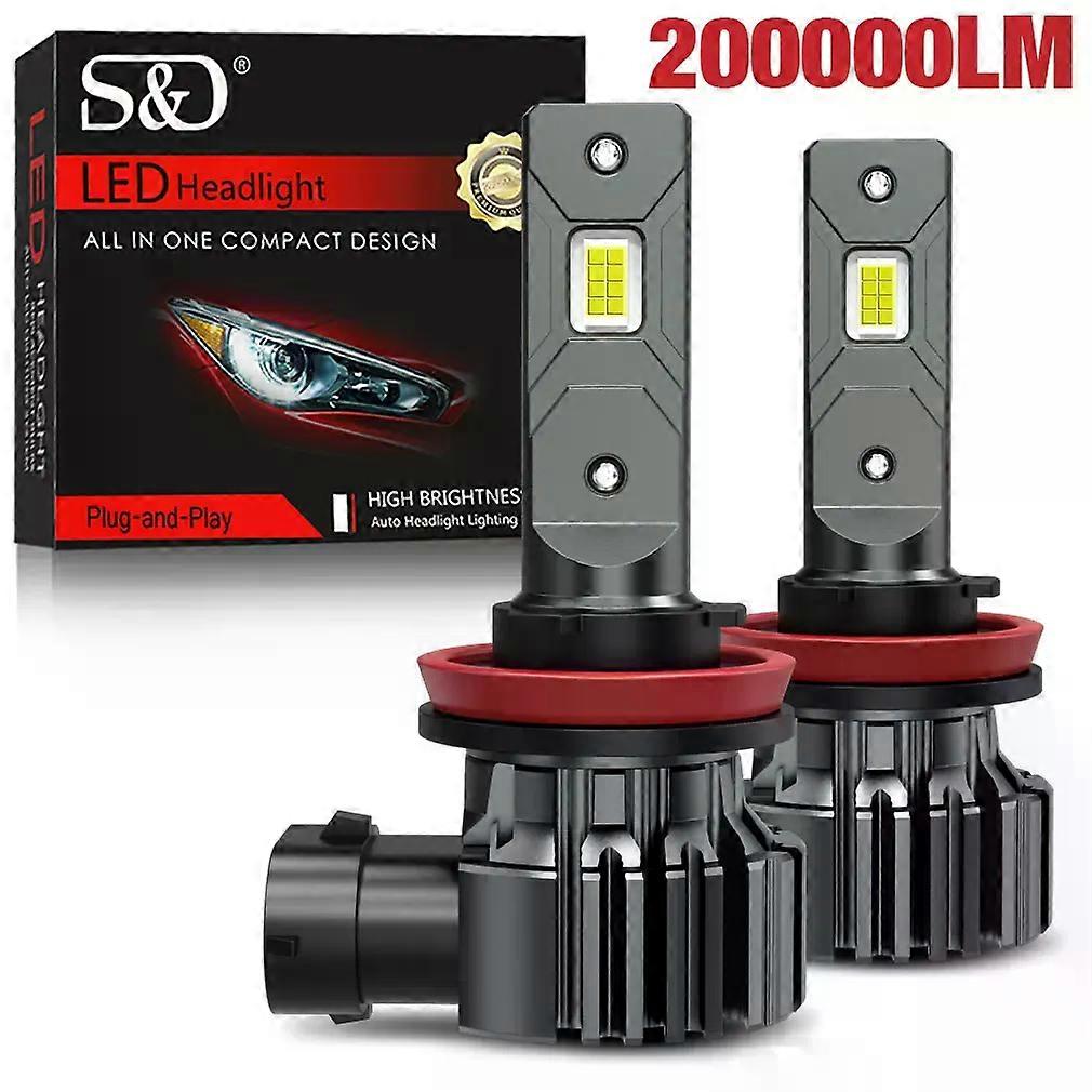 30000LM H8 H11 LED Headlight Bulb 9005 HB3 9006 HB4 H16 JP Fog Light Canbus Mini 880 881 White 6500K CSP for Car Auto Diode Lam