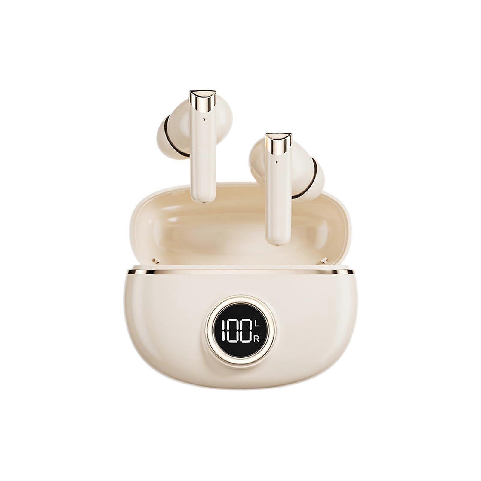 Real Wireless Headphones with Active Noise Cancellation, IPX7 Waterproof, Dual Microphones, Smart Translation Features