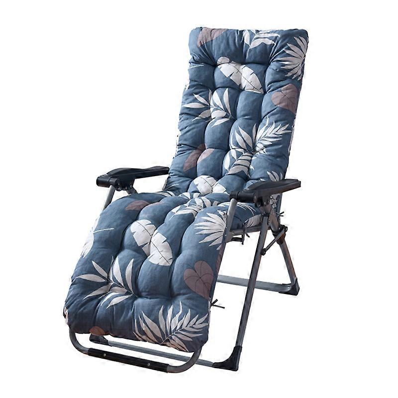 Lounger Ottoman Cushion, Pad Replacement with Fixation Strap Large Printed Rocking Chair Bench Pad for Patio Garden 170*50*8CM