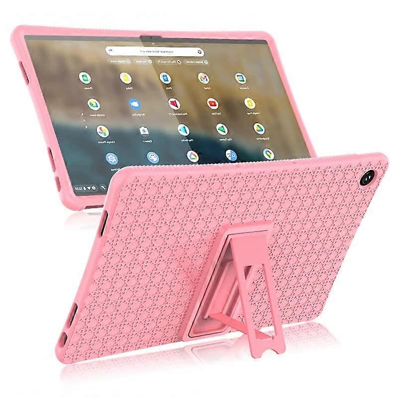 Case Compatible with Lenovo Chromebook Duet 5 13.3 Tablet Cover Soft Silicon Stand Case (Color : Pink)