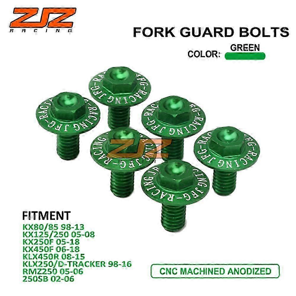 互換性のある Kx80/kx250fklx300r オフロードバイクアクセサリー CNC アルミニウム合金フェンダースクリュー