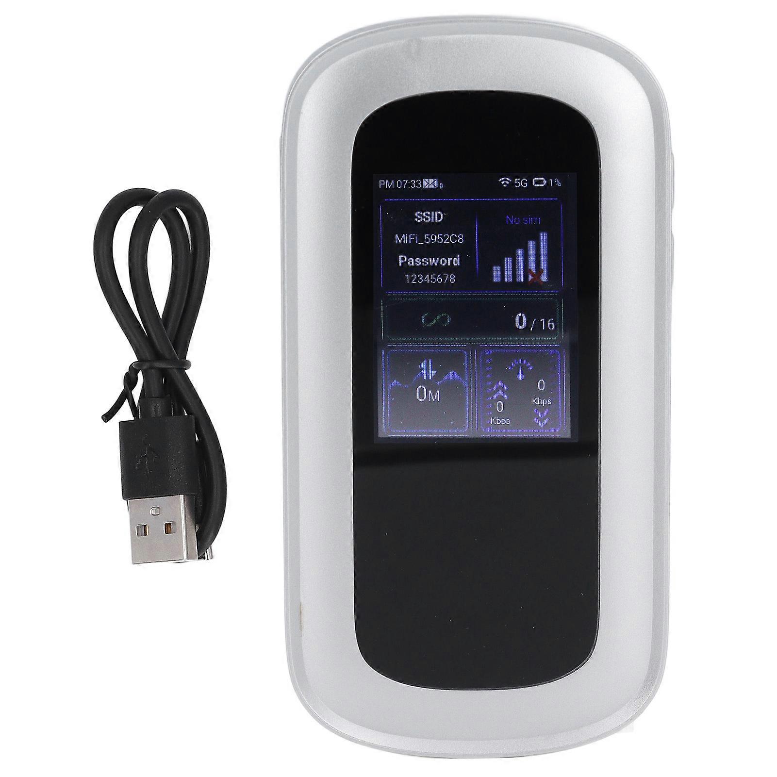 5G 6 Mobile High Speed Support 16 Geräte 4000mAh Tragbarer WiFi-Hotspot-Router mit SIM-Kartensteckplatz für Telefon-Tablet
