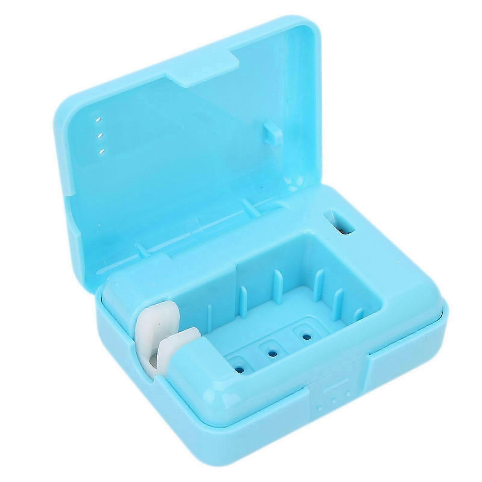 Portable WallMounted Ultraviolet Toothbrush Head Holder Cleaning Machine(Blue )