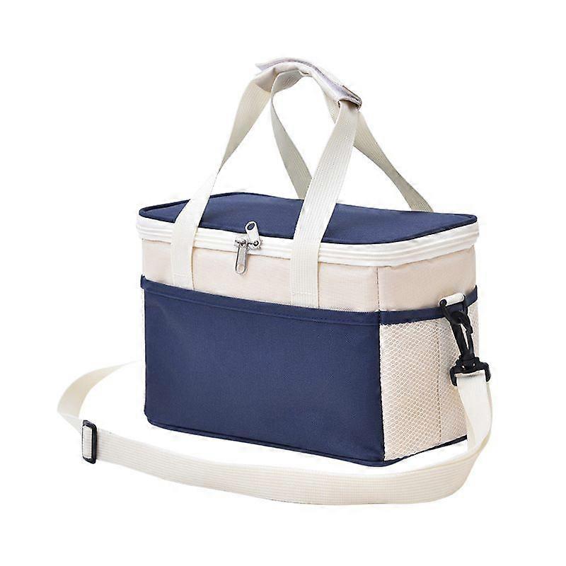 Portable Soft Sided Cooler Bag - Modern Picnic Water-Resistant Lunch Bag - Foldable Soft Cooler Insulated And Leak Proof 1pcsD-