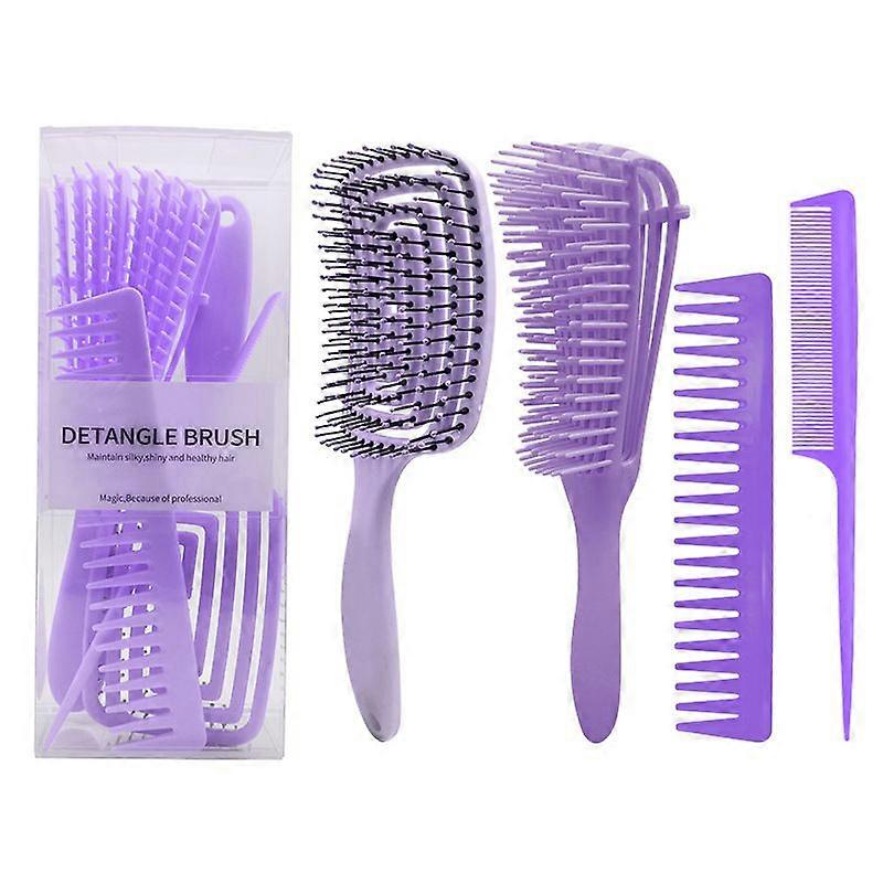 Ensemble de 4 brosses à cheveux professionnelles