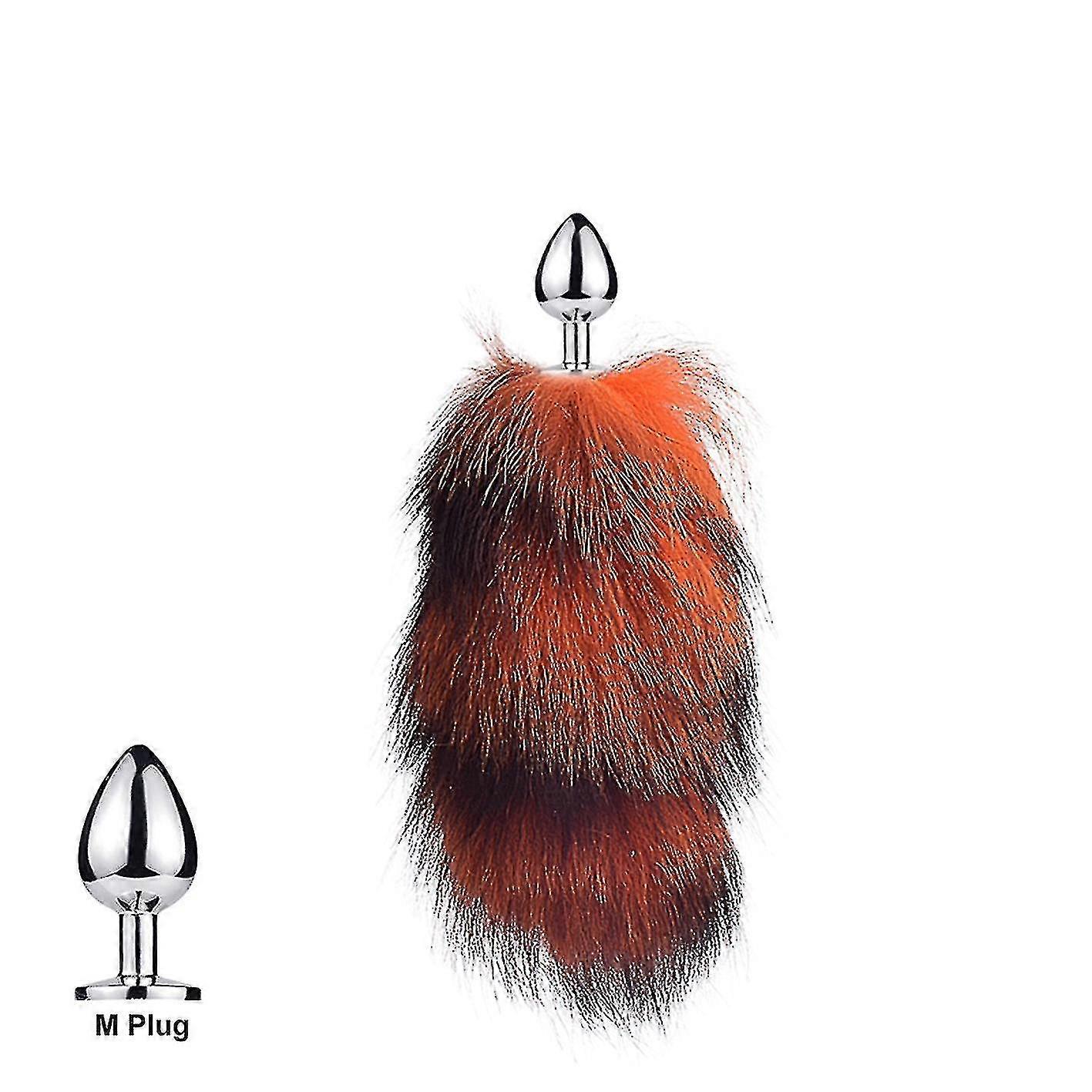 Tail Plug-in Fox Tail Cat Small Props Real Hair Small Tail Detachable Dog Playing Sp