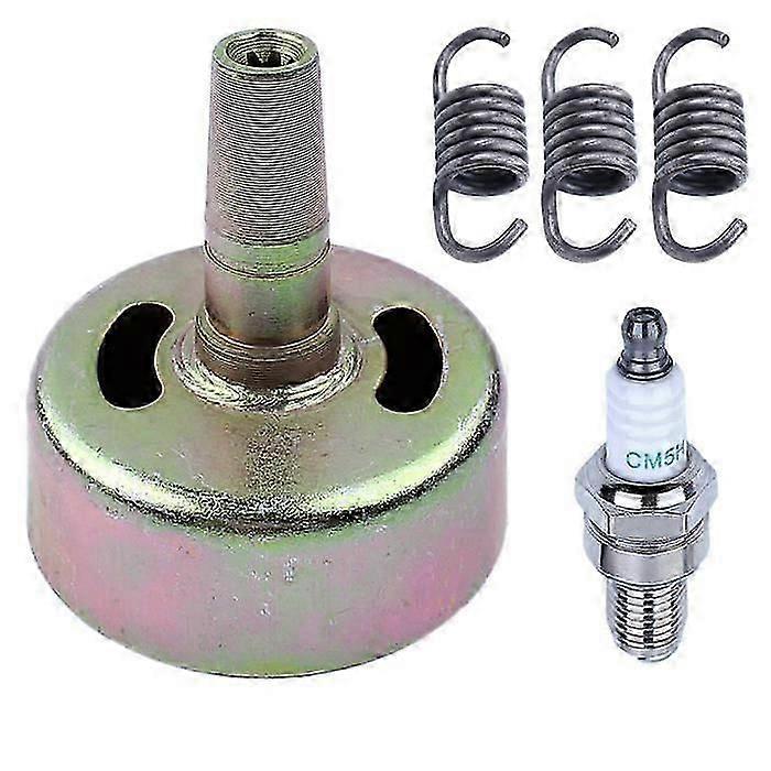 Lawn mower small engine engine part 7T clutch drum with spring Compatible With GX25 25cc spare part -cdsx