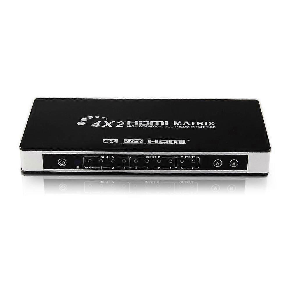 HDMI 3D with EDID function Matrix 4x2 Switch / Splitter UHD 4K2K