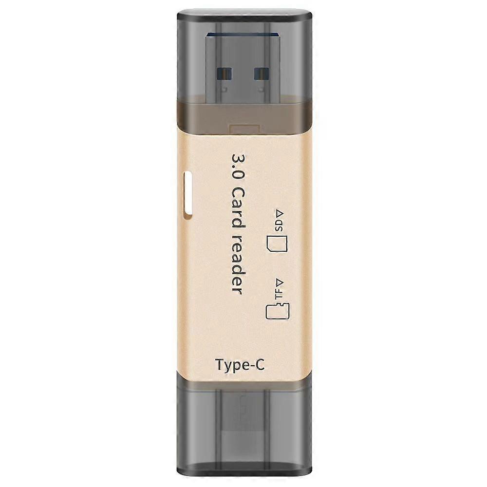 New USB3.0 Type-C card reader SD/TF card dual-head multi-function two-in-one card reader g