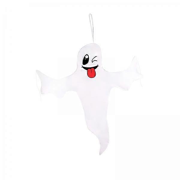 2xHanging Flags Decor Pendant Halloween Ghosts Windsocks for