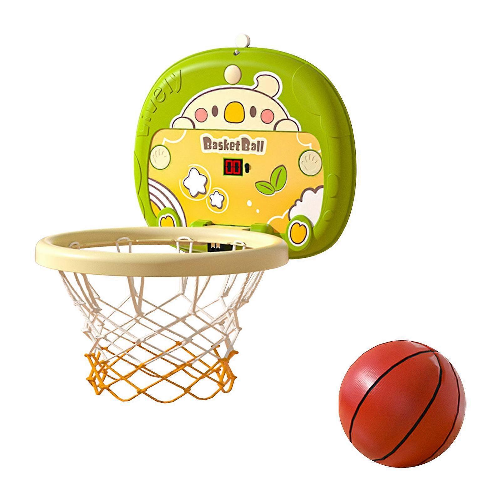 Basketball Hoop Set Hanging Type Foldable Adjustable Basketball Backboard
