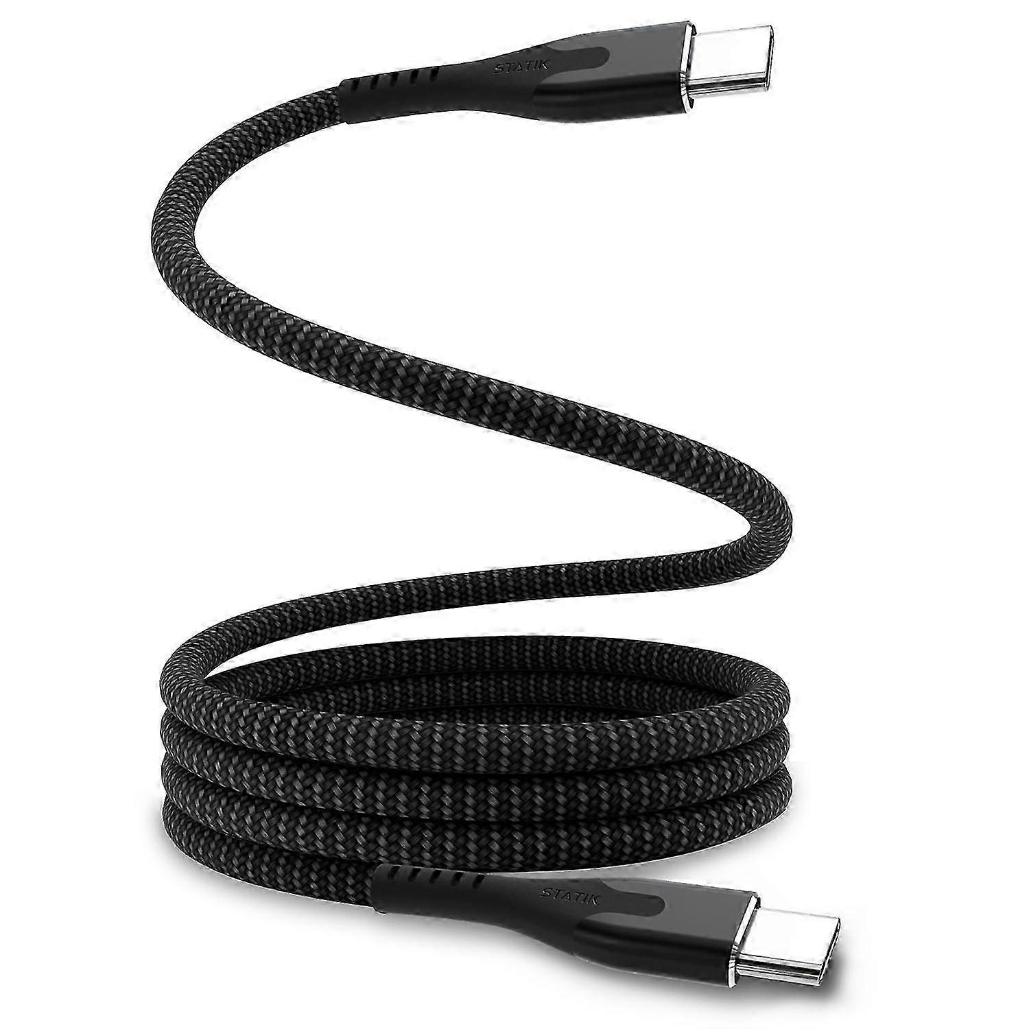 MagStack Magnetic Cable Pro USB-C till USB-C 1m Svart