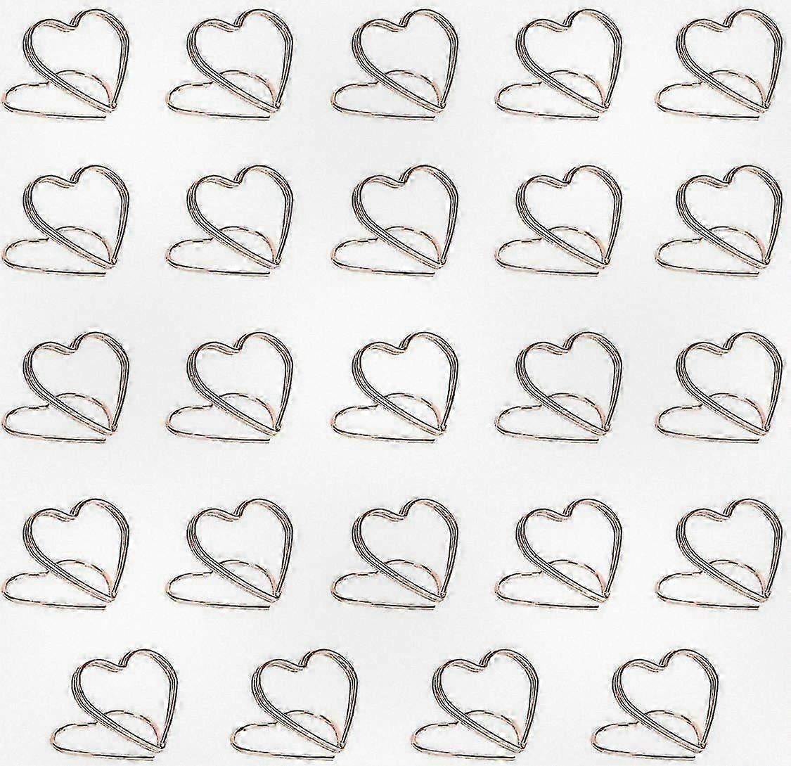 24 Pcs Heart-Shaped Place Card Holders for Photos, Memos, and Name Cards, Suitable for Use in Various Events and Occasions