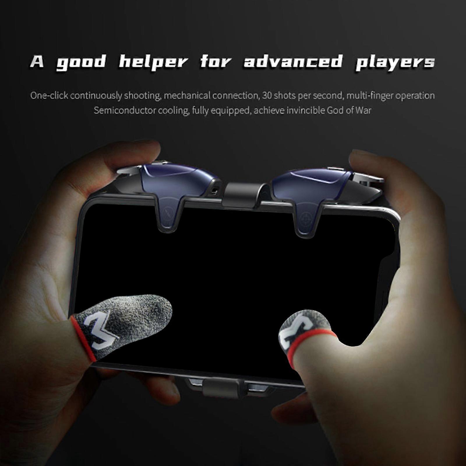 Finger Sleeve Sets for Gaming Mobile Game Controller Thumb Sleeves Anti-Sweat Breathable Touchscreen Sensitive Joysticks Multicolor