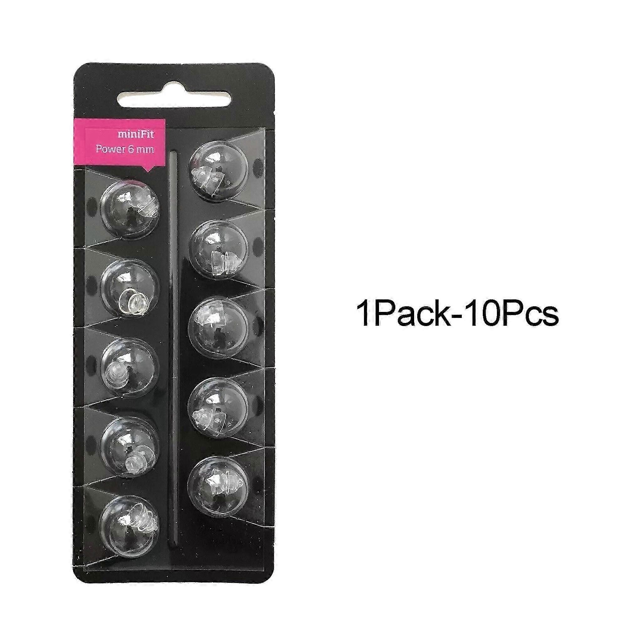 3 Packs Oticon Minifit 6mm Power Domes For Oticon Hearing Aids. 30 Domes Total.